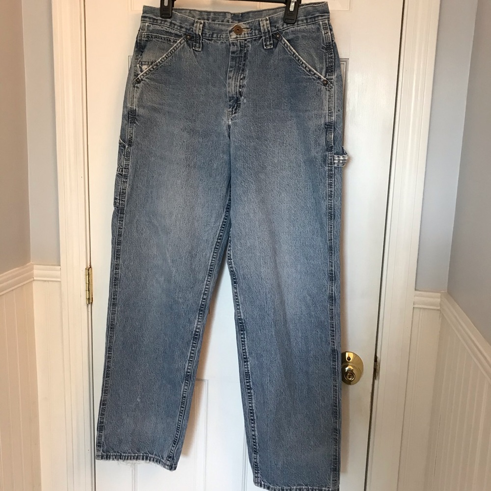 Vintage Lee Carpenter jeans 33x32 distressed